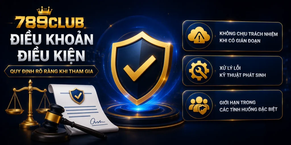 Điều Khoản Điều Kiện 789CLUB - Quy Định Rõ Ràng Khi Tham Gia Điều khoản điều kiện 789CLUB về giới hạn trách nhiệm