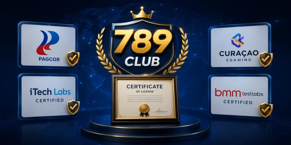 Giấy Phép Hoạt Động 789CLUB - Chứng Nhận Từ Đơn Vị Uy Tín Giấy phép hoạt động 789CLUB từ các tổ chức uy tín