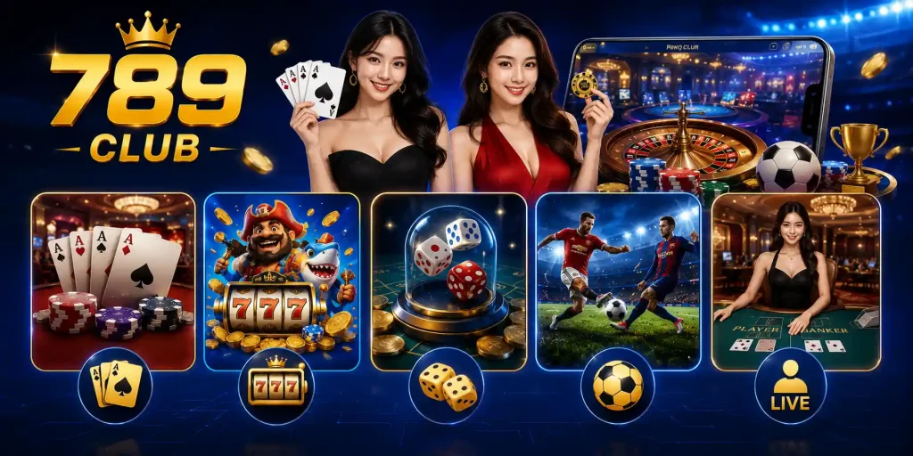 Giới Thiệu 789CLUB - Điểm Đến Giải Trí Hấp Dẫn Mỗi Ngày Giới thiệu 789CLUB cùng hệ thống sảnh cược