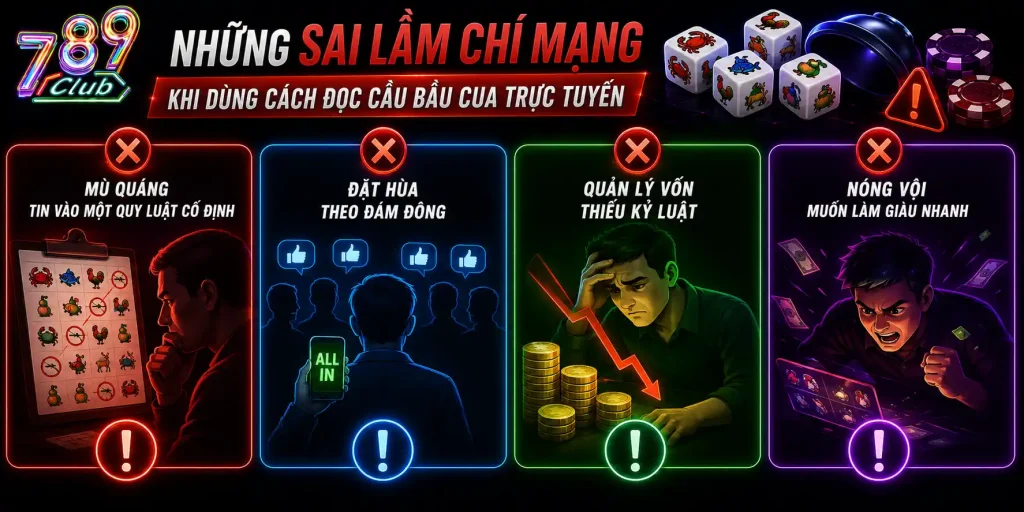 Cách Đọc Cầu Bầu Cua: Bí Quyết Đọc Vị Mọi Phiên Lắc 2026 Những sai lầm chí mạng khi dùng cách đọc cầu bầu cua