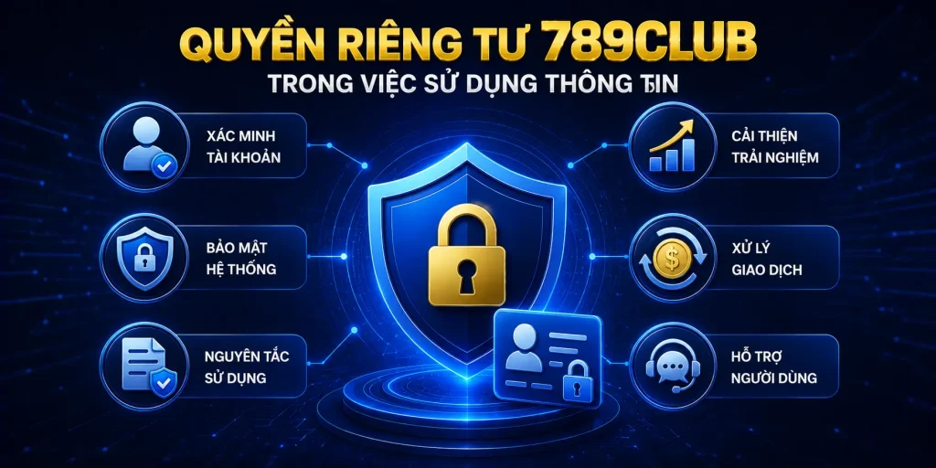 Quyền Riêng Tư 789CLUB - Cơ Chế Bảo Vệ Thông Tin Chặt Chẽ Quyền riêng tư 789CLUB trong việc sử dụng thông tin